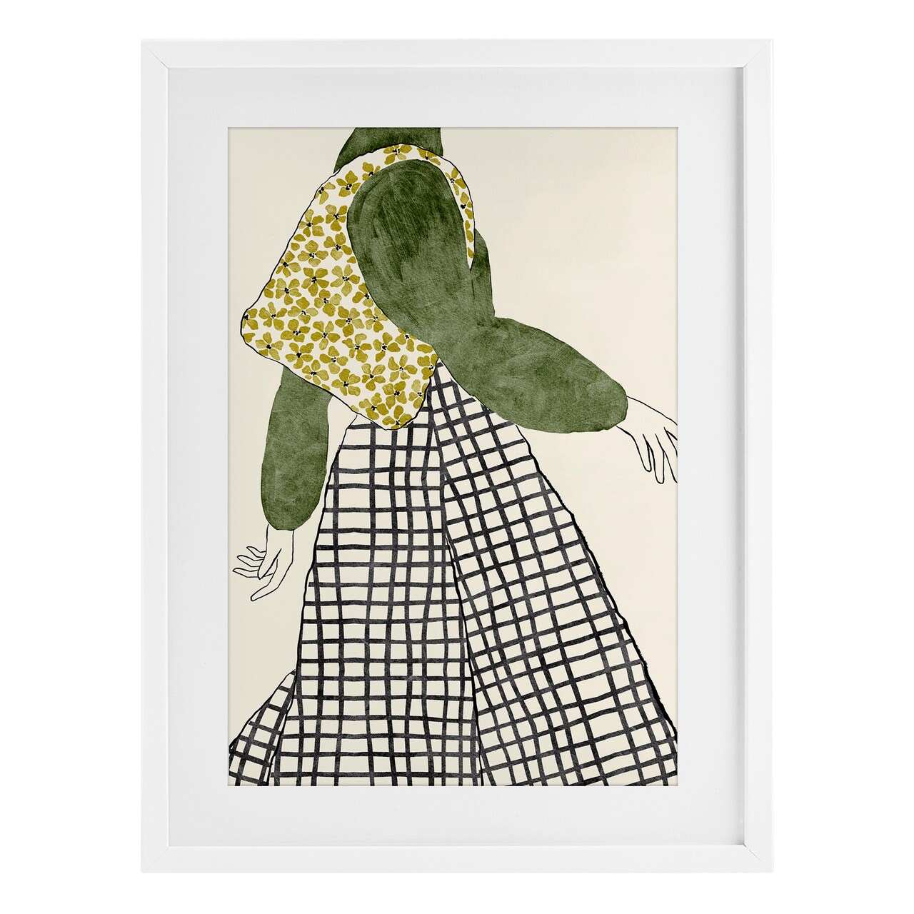 Stupell Industries Minimal Fashion Outfit Framed Print Under Glass, design by JJ Design House LLC